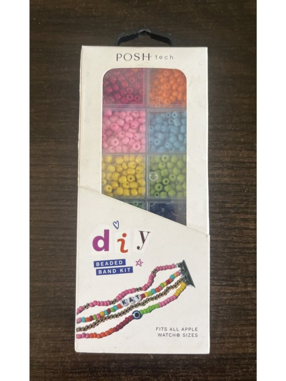 NIP Posh Tech DIY Beaded Band Kit Multi Color For Apple Watch All Sizes